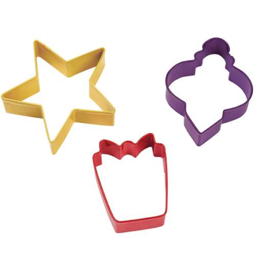 3 pc Christmas Cookie Cutter Set #2 - Click Image to Close